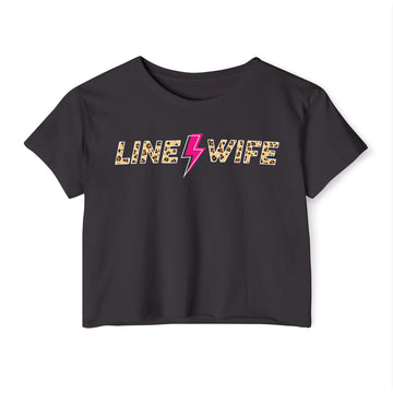 Line Wife Cheetah Crop Tee