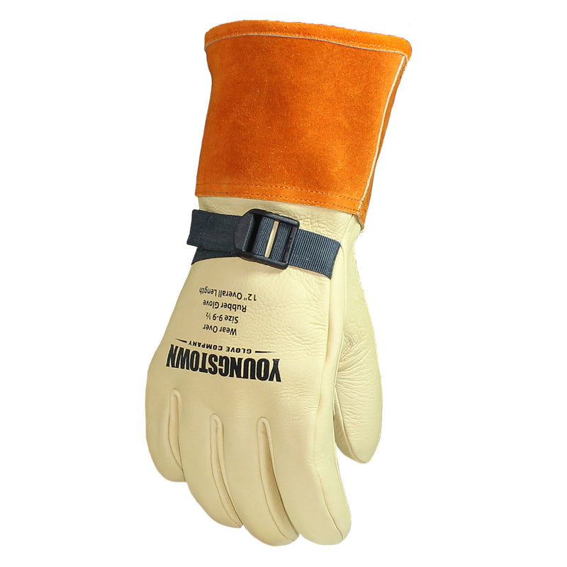 Load image into Gallery viewer, Youngstown 12” Primary Protector Leather Glove - Front view
