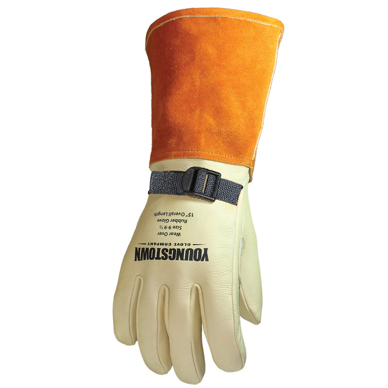 Load image into Gallery viewer, 16-5100-15 Youngstown 15&quot; Primary Leather Protector Glove - Main image
