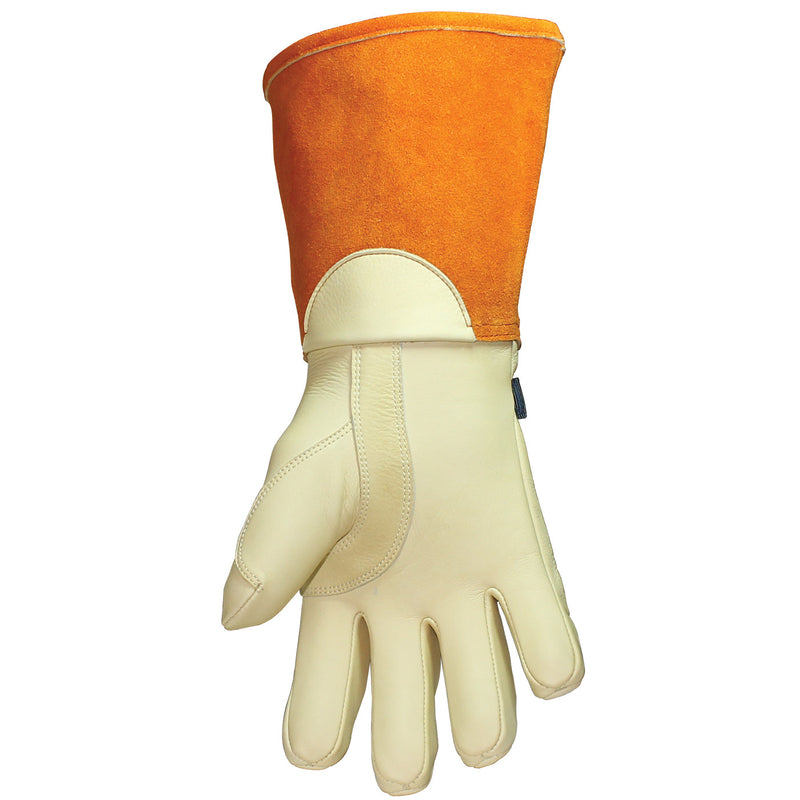 Load image into Gallery viewer, 16-5100-15 Youngstown 15&quot; Primary Leather Protector Glove - Palm image
