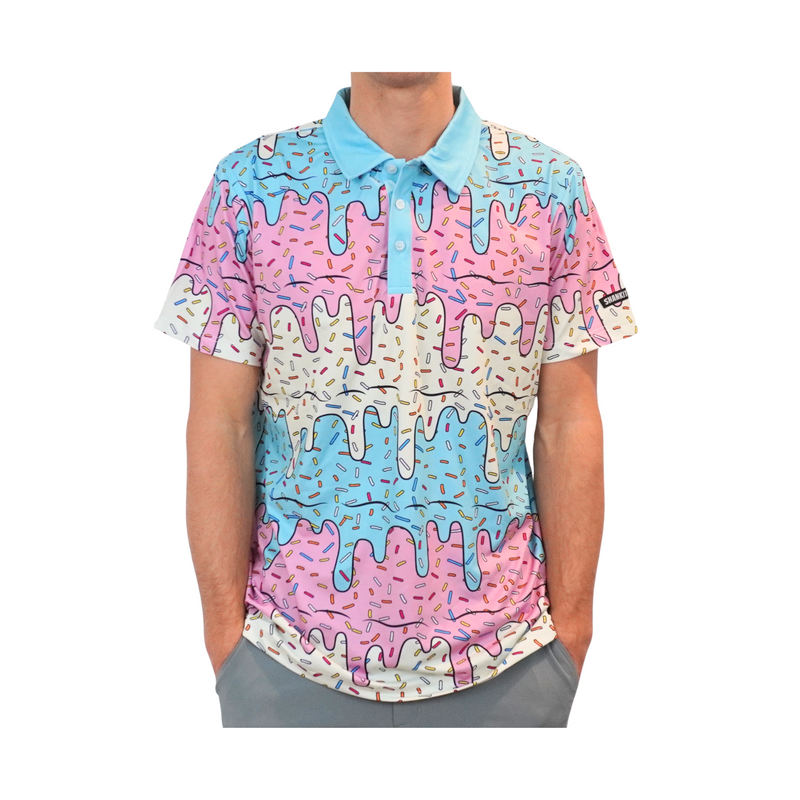 Load image into Gallery viewer, Ice Cream Drip Polo
