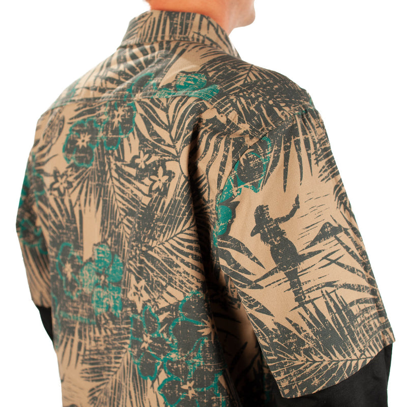 Load image into Gallery viewer, Tropic Camo Beige FR Hawaiian Shirt
