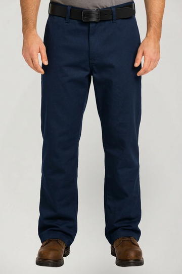 NKE SAFETY APPAREL FR FLEX CANVAS STRETCH WORK PANTS - NAVY