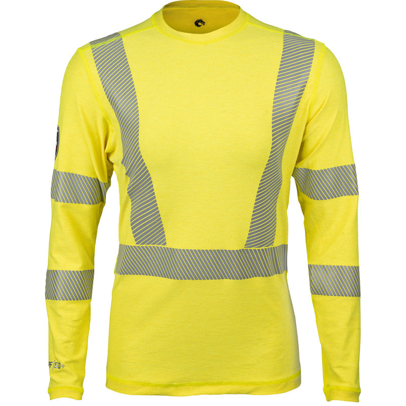 Women's Pro Dry® Tech Long Sleeve Hi-Vis Yellow FR Shirt