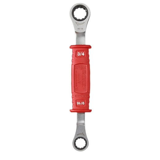 Lineman’s 2in1 Insulated Ratcheting Box Wrench