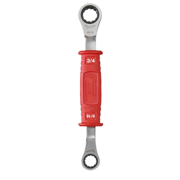 Lineman’s 2in1 Insulated Ratcheting Box Wrench