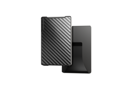 Groove Wallet® Carbon Fiber - Gun Metal