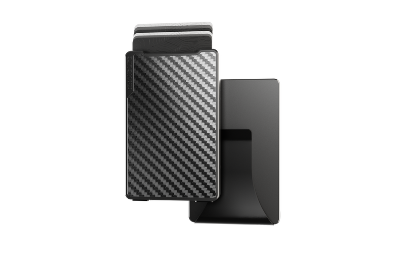 Load image into Gallery viewer, Groove Wallet® Carbon Fiber - Gun Metal
