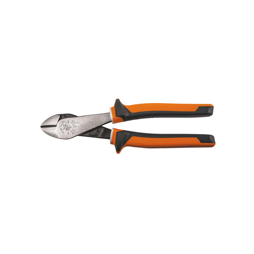 Diagonal Cutting Pliers, Insulated, Angled Head, 8-Inch - (94-200048EINS)