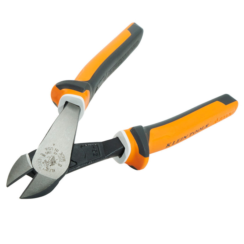 Load image into Gallery viewer, Diagonal Cutting Pliers, Insulated, Angled Head, 8-Inch - (94-200048EINS)
