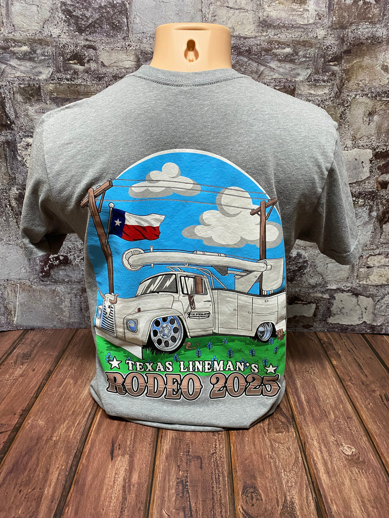Load image into Gallery viewer, 2025 Texas Lineman Rodeo T-Shirt
