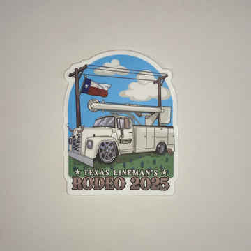2025 Texas Lineman Rodeo Sticker