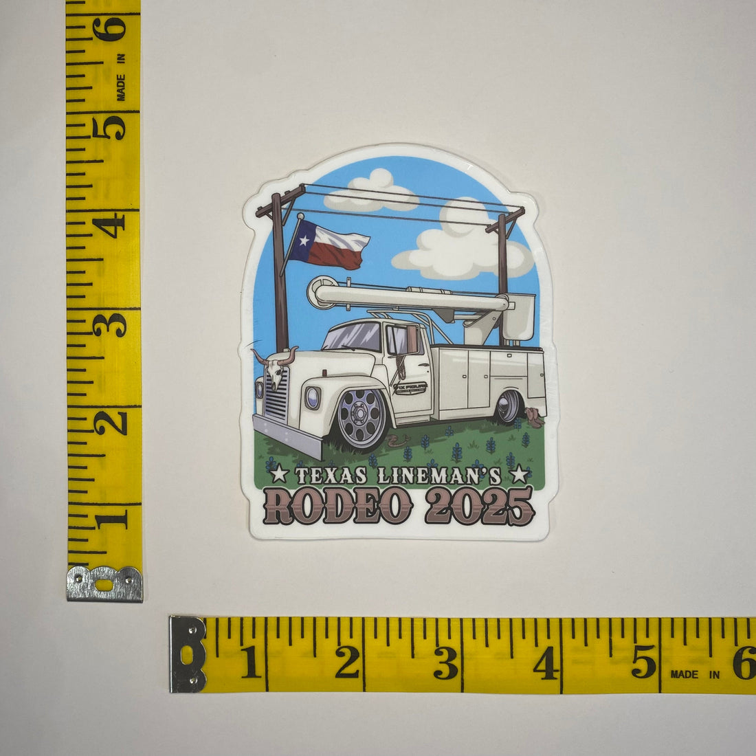 2025 Texas Lineman Rodeo Sticker