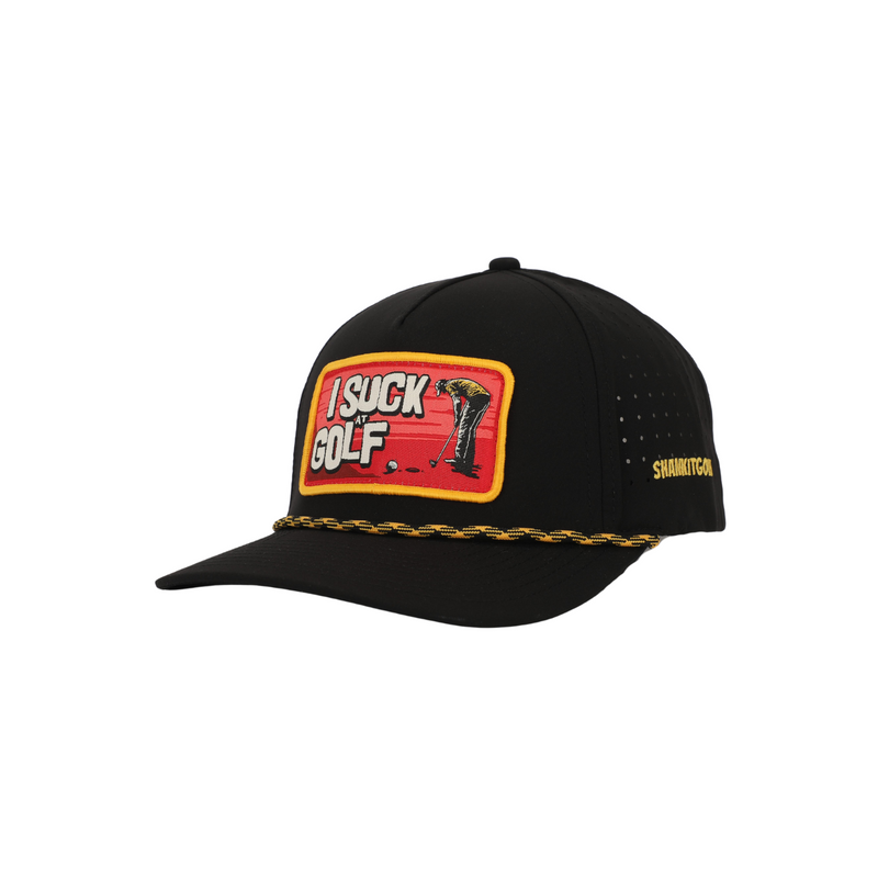 Load image into Gallery viewer, I Suck At Golf Patch Rope Golf Hat
