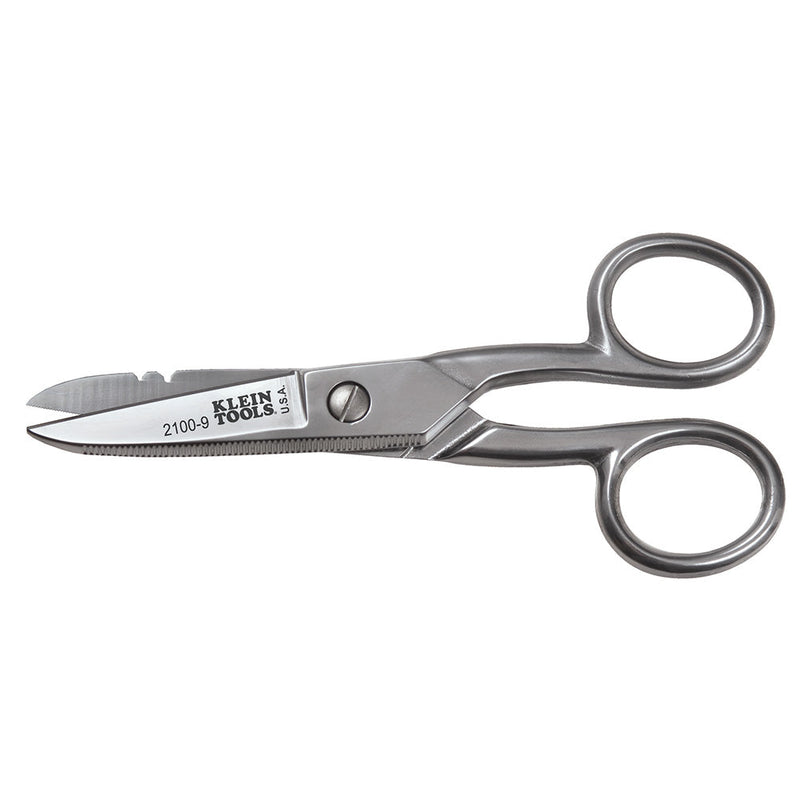 Load image into Gallery viewer, Klein Electricians Scissors Stripping Notches (94-2100-9)
