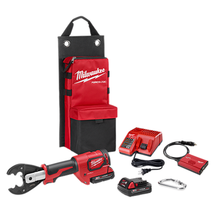 Load image into Gallery viewer, M18 FORCE LOGIC 6T Utility Crimper Kit with D3 Grooves and Fixed BG Die - (89-267822BG)
