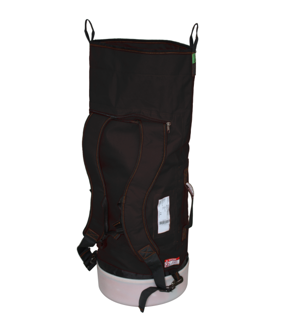Cylinder-shaped lifting bag w/ backpack option - 2787