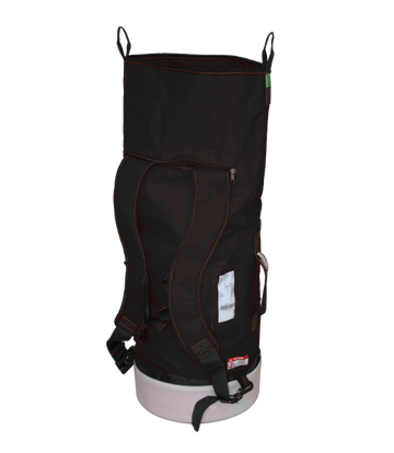 Cylinder-shaped lifting bag w/ backpack option - 2787