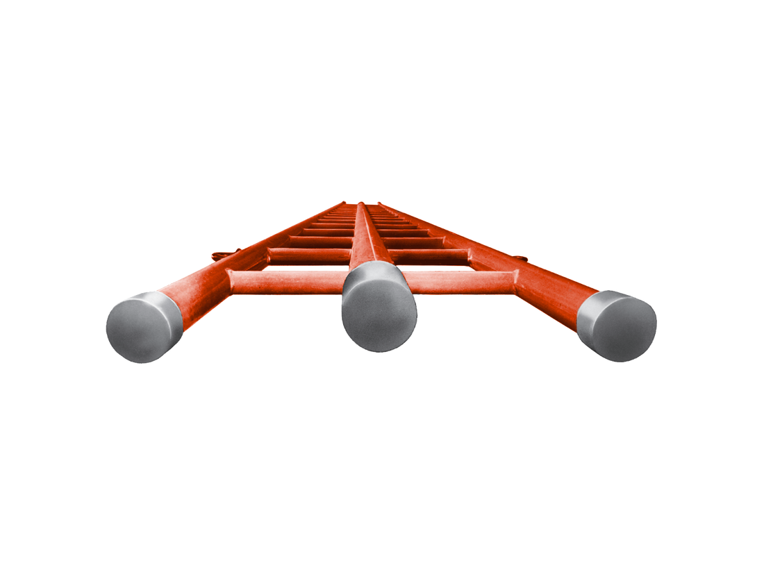 AB CHANCE 3 RAIL SPLICED LADDERS, 8' Bottom Section