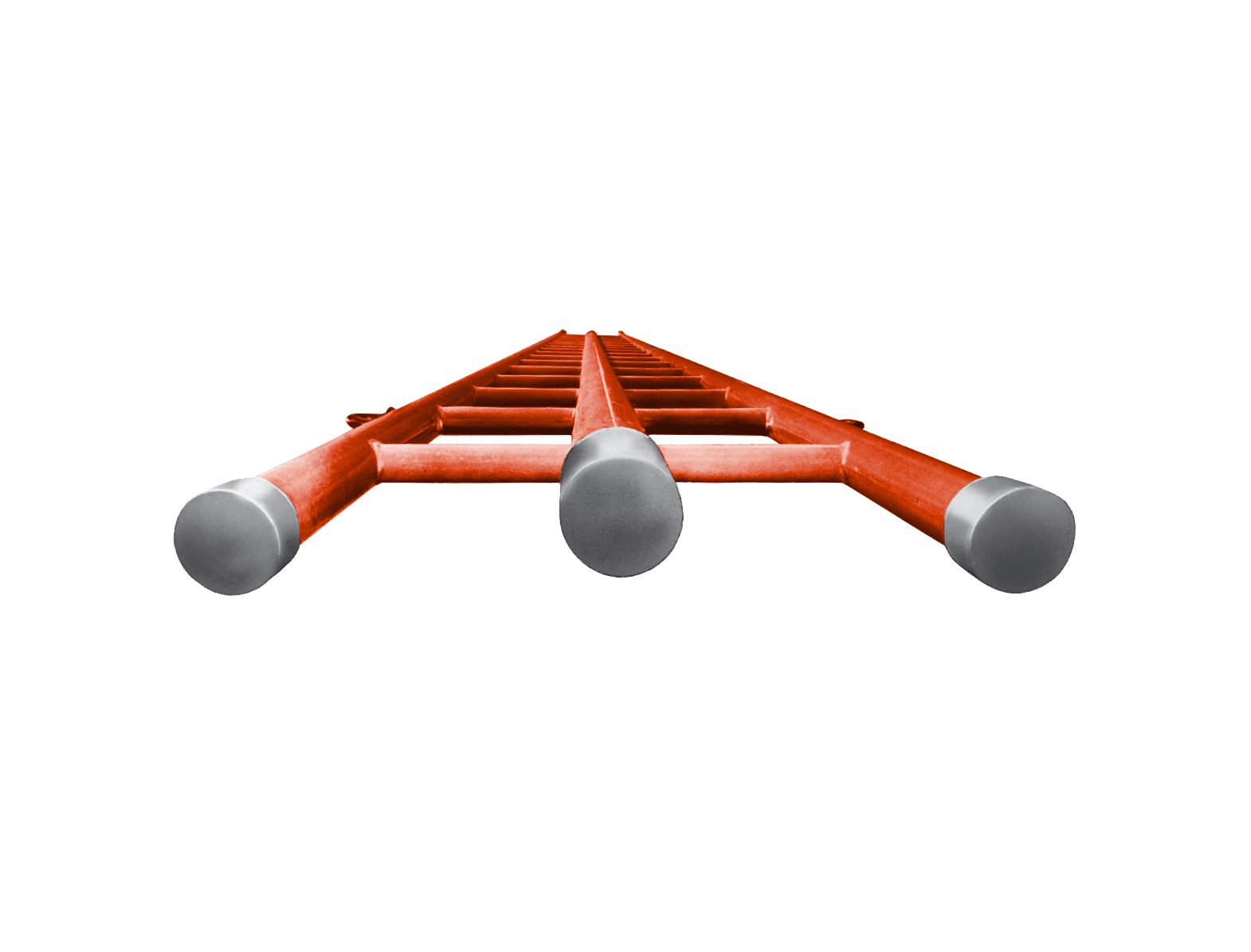 AB CHANCE 3 RAIL SPLICED LADDERS, 8' Bottom Section