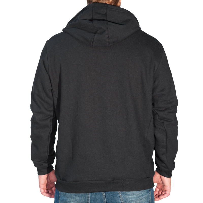 Load image into Gallery viewer, Black FR Zip-Up Hooded Sweatshirt
