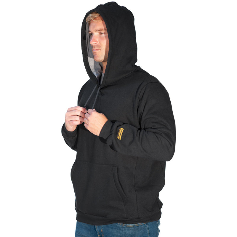 Load image into Gallery viewer, Black FR Hooded Pullover
