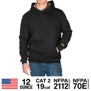 FR Pullover Black Hoodie