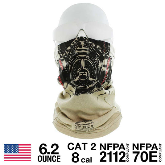 CAT 2 FR Biohazard Beige Face Muffler