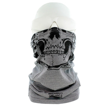 Skully Gray FR Face Muffler