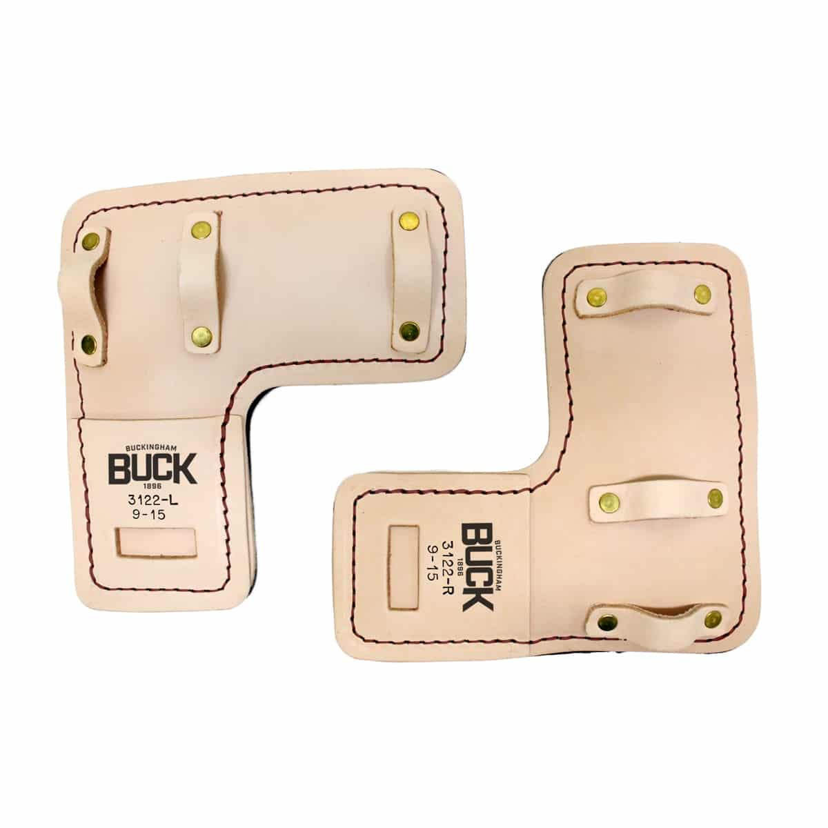 ‘L’ Shaped Leather Climber Pad with Outer Loops for Leg Straps – 3122