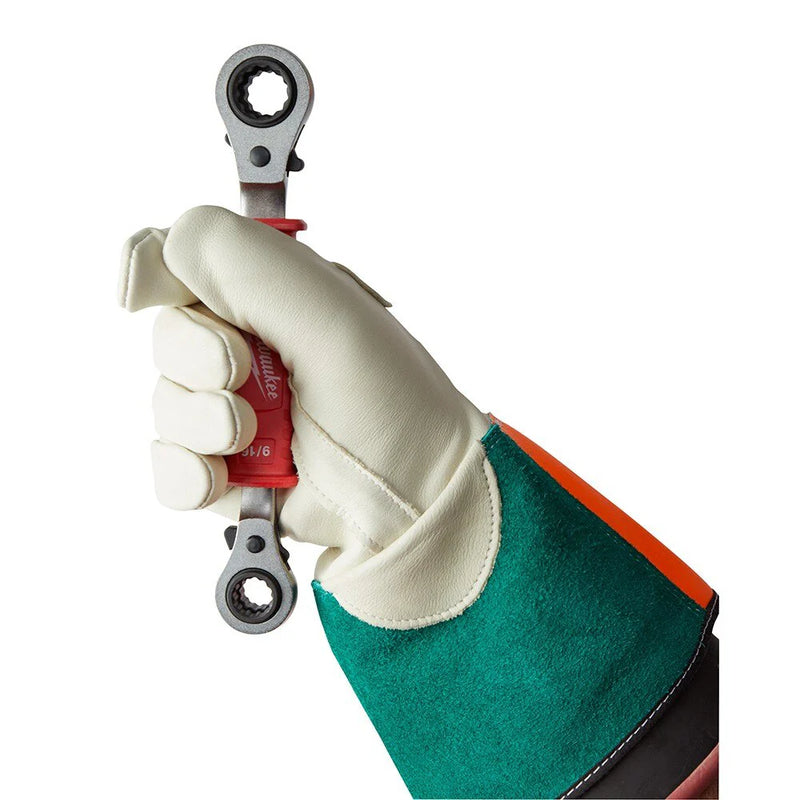 Load image into Gallery viewer, Lineman’s 4in1 Insulated Ratcheting Box Wrench
