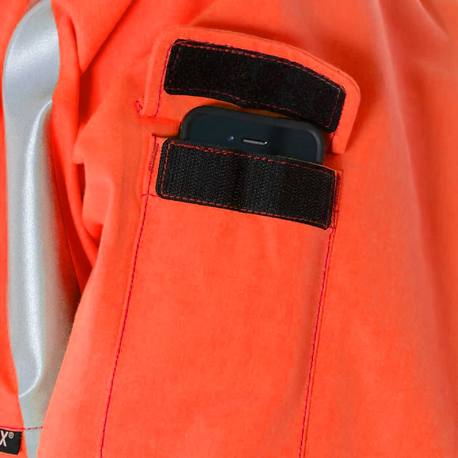 PRO ARC FR/ARC CAT 3  -60 Arctic Thermal Protection  High Visibility Rainwear/Outerwear Coat Orange/Navy