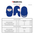 HIGH VOLTAGE 40 CAL PY40H SWITCH SUIT FIXED SHIELD HOOD/SHROUD GREY PYRAD® Fabric by GORE-TEX LABS size chart