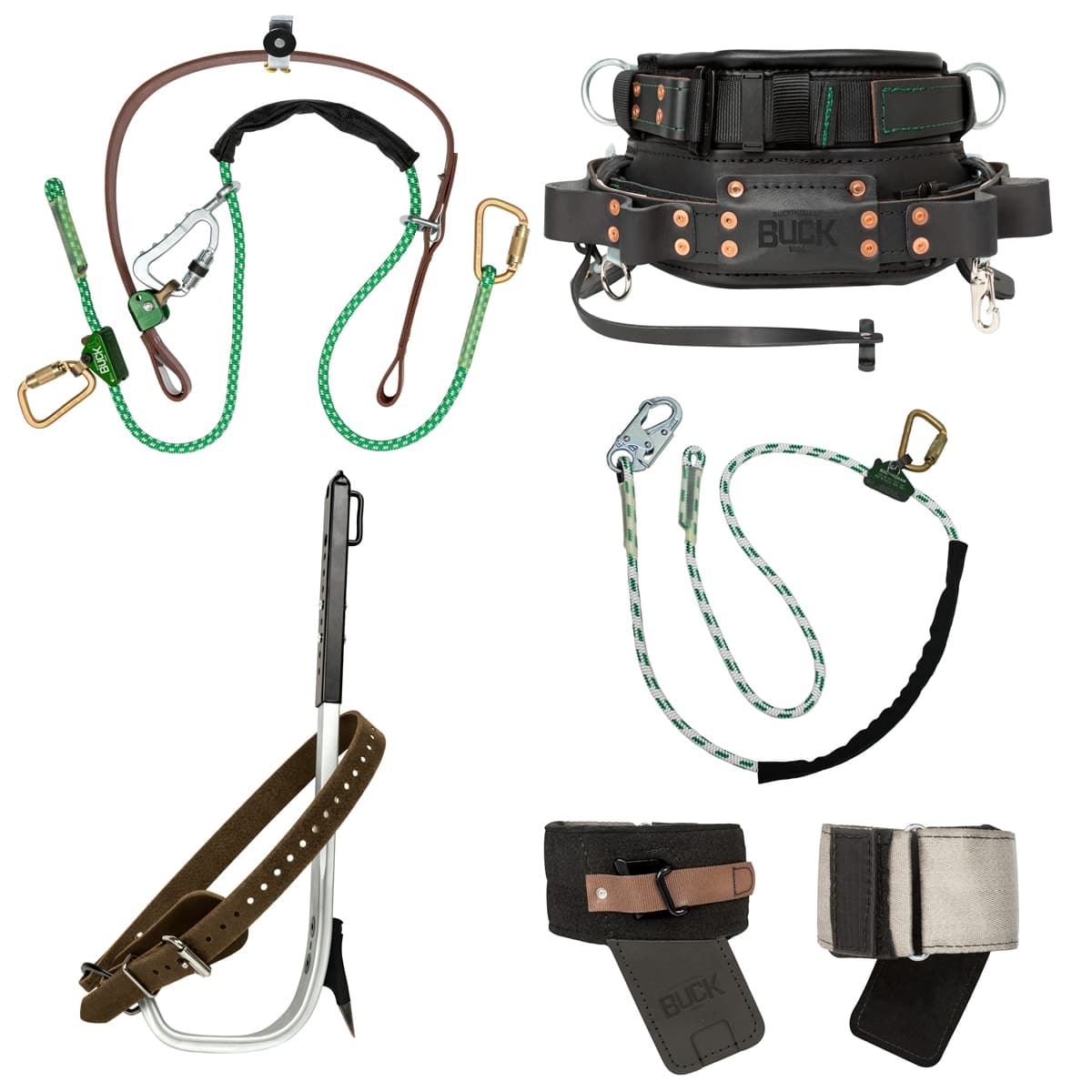 Big Man Climbing Kit with Distribution SuperSqueeze™ with Inner Rope Strap, Cushion Wrap Pad, and BuckAdjuster™ – 400KITQ4