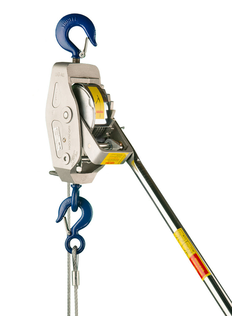 Lug-All 420-R - 2 Ton Cable Hoist w/ Rapid Lowering