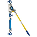 Lug-All 4-B - 2 Ton Web Strap Hoist w/ Hot Stick Rings
