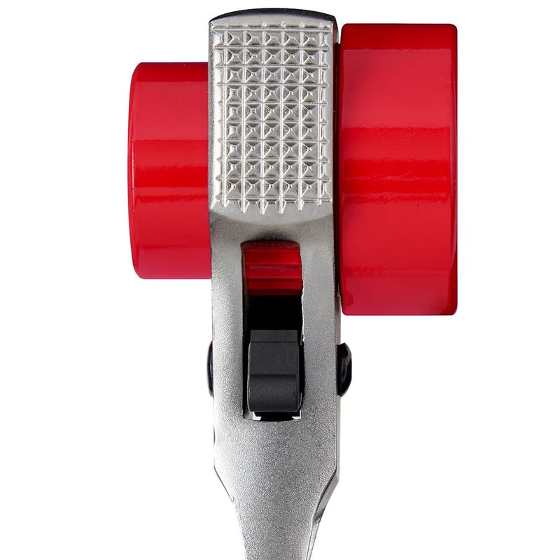 Load image into Gallery viewer, Lineman&#39;s High-Leverage Ratcheting Wrench w/ Milled Strike Face
