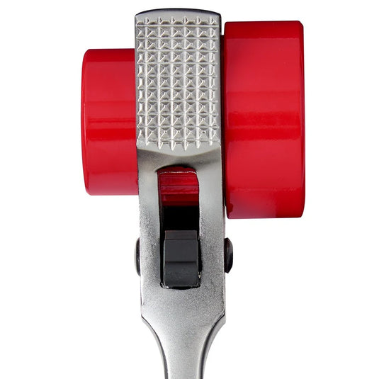 Lineman's 5in1 Ratcheting Wrench w/ Milled Strike Face