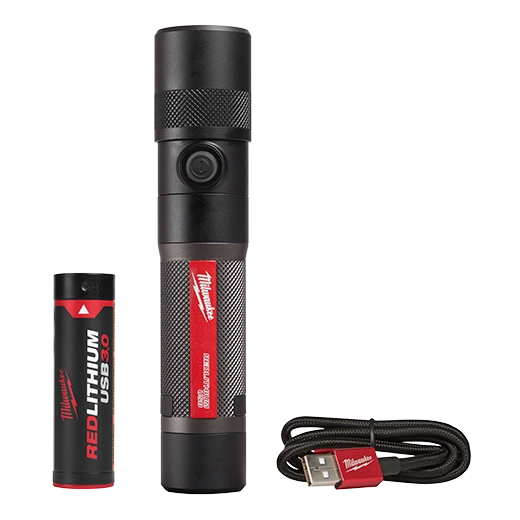 REDLITHIUM USB 1100L Twist Focus Flashlight