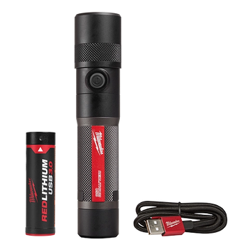 REDLITHIUM USB 1100L Twist Focus Flashlight