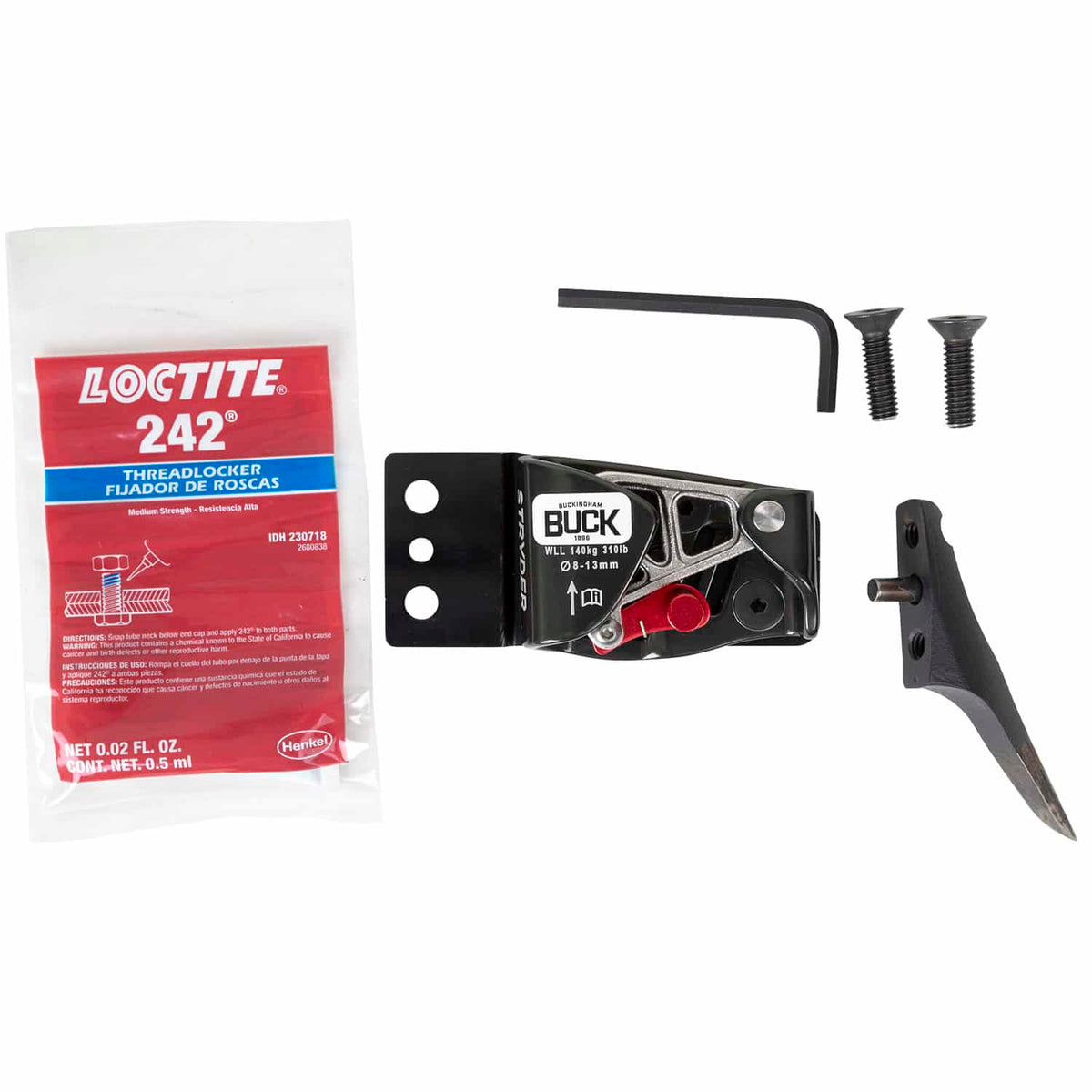 Buckingham Gaff Mounted Ascender for BuckAlloy™ Aluminum Climbers – 500461 500461