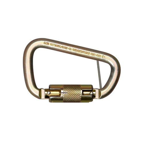 Steel Twist Lock Carabiner with Captive Pin Holes