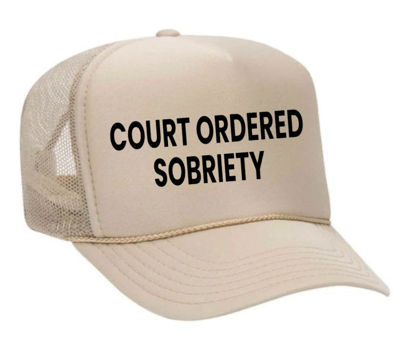 Load image into Gallery viewer, Court Ordered Sobriety Trucker Hat

