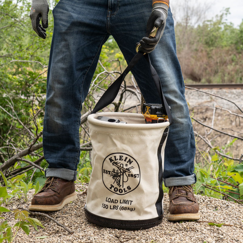 Load image into Gallery viewer, Canvas Bucket, All-Purpose with Drain Holes, 12-Inch
