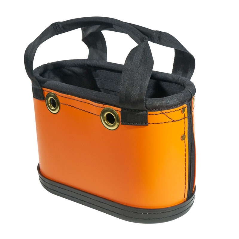 Load image into Gallery viewer, Hard-Body Bucket, 15-Pocket Oval Bucket, Orange/Black
