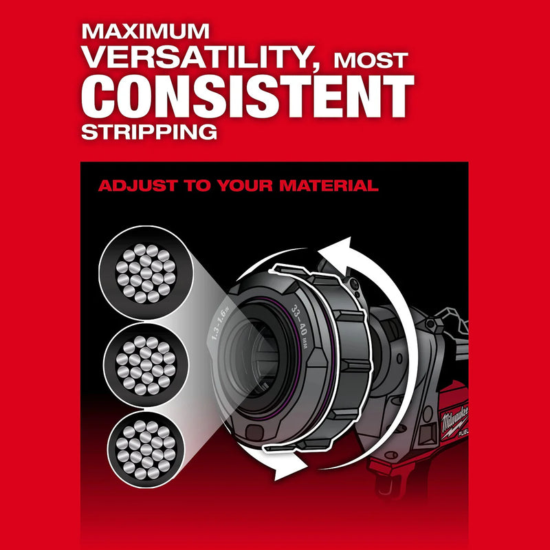 Load image into Gallery viewer, M18 FUEL Covered Conductor Cable Stripper Kit w/ Adjustable Bushings
