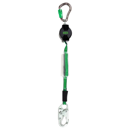 6’ Mini BuckLimiter™ with Aluminum Carabiner and Steel Snap - 6009-64AV