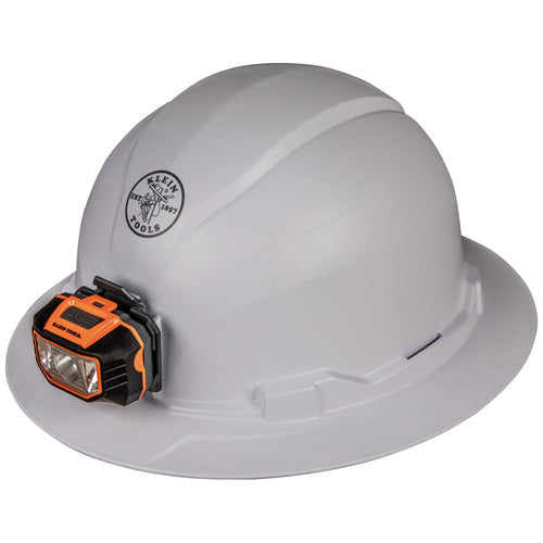 Hard Hat, Non-vented, Cap Style with Headlamp - (60406RL)