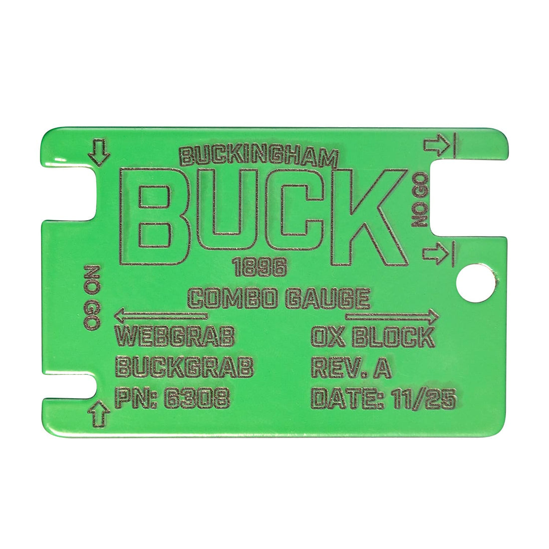 Buckingham BuckGrab, WebGrab and Ox Block Friction Bar Gauge – 6308 6308