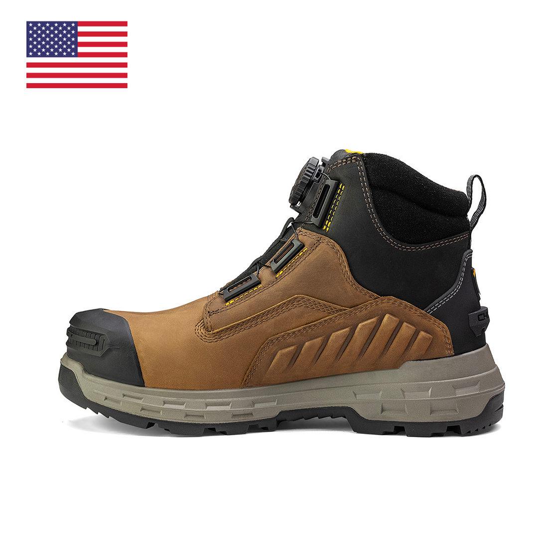 Wildwood 6” Composite Toe Turbolace™ Work Boot - Brown - Made in USA